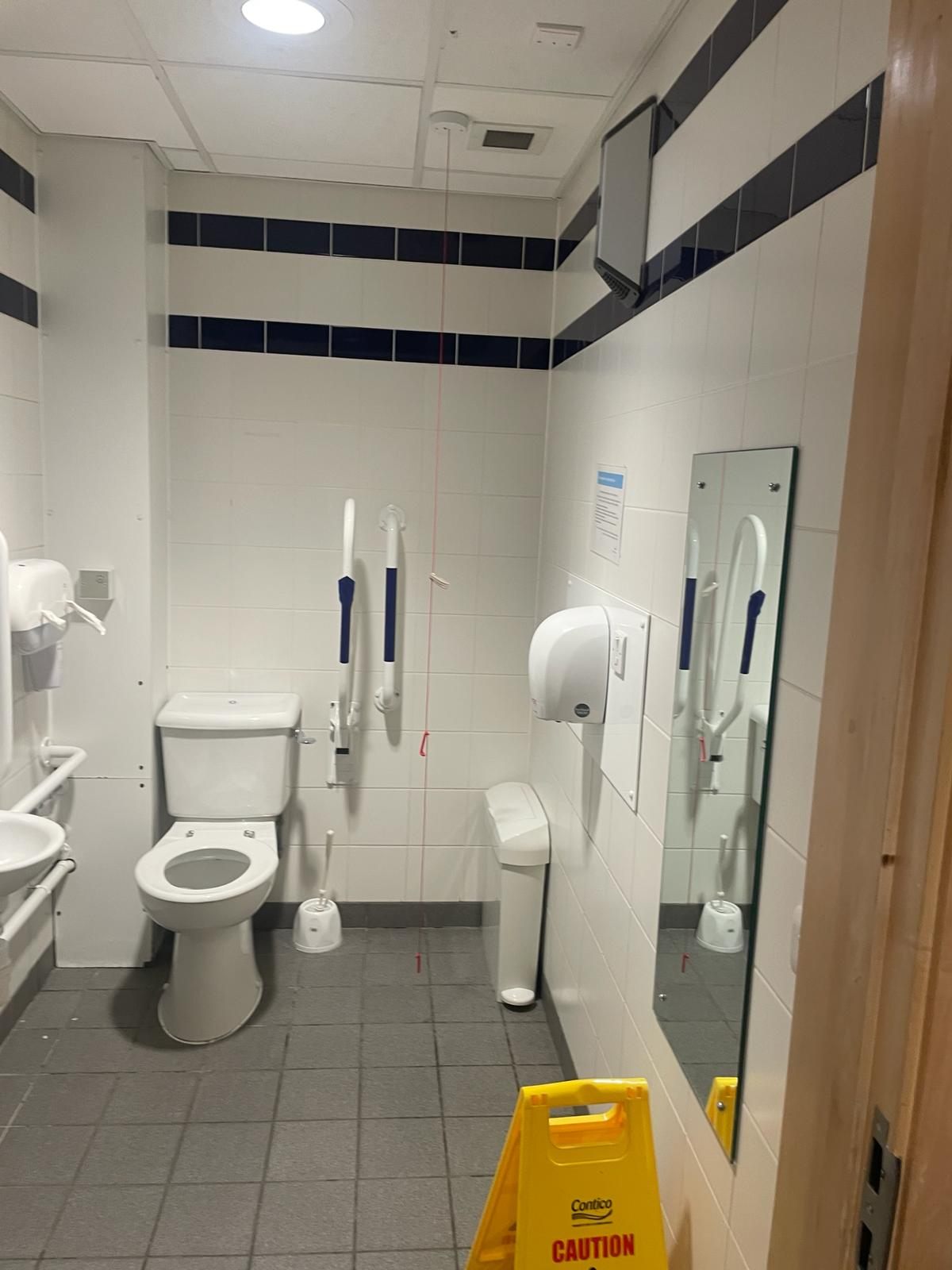 Accessible WC before refurbishment