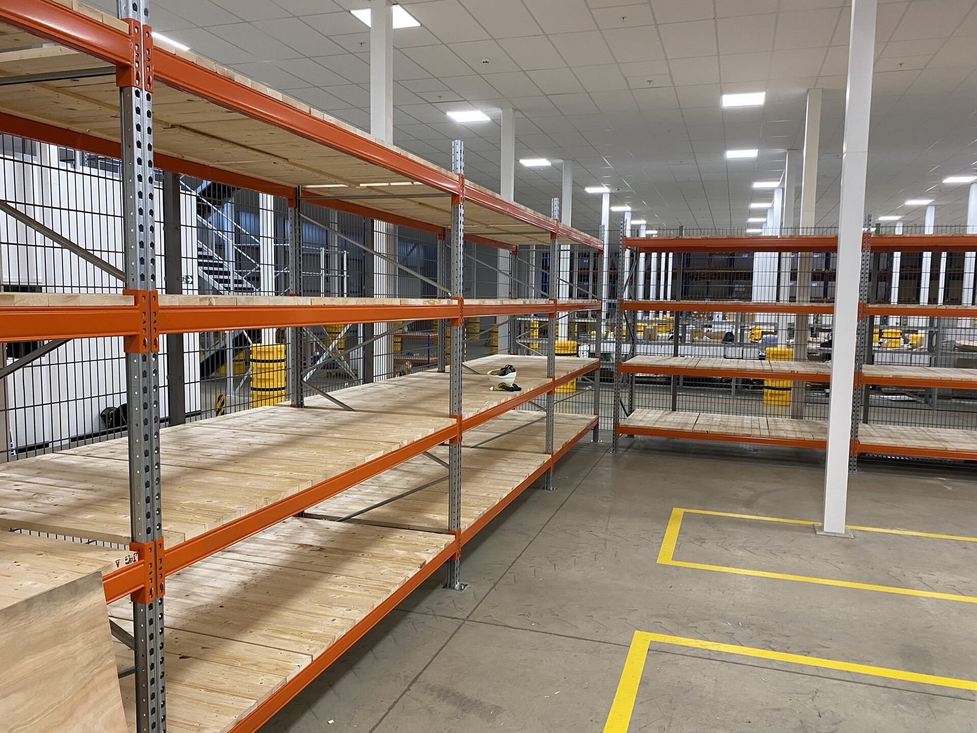 SEMA-approved pallet racking installed
