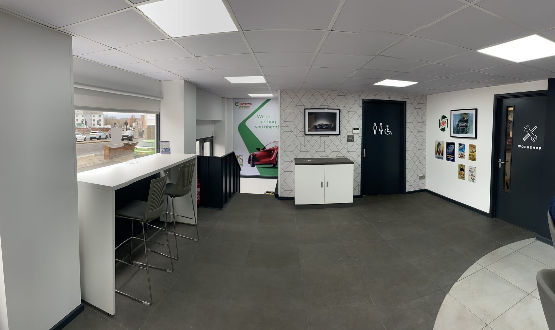 HiQ Northampton customer waiting area