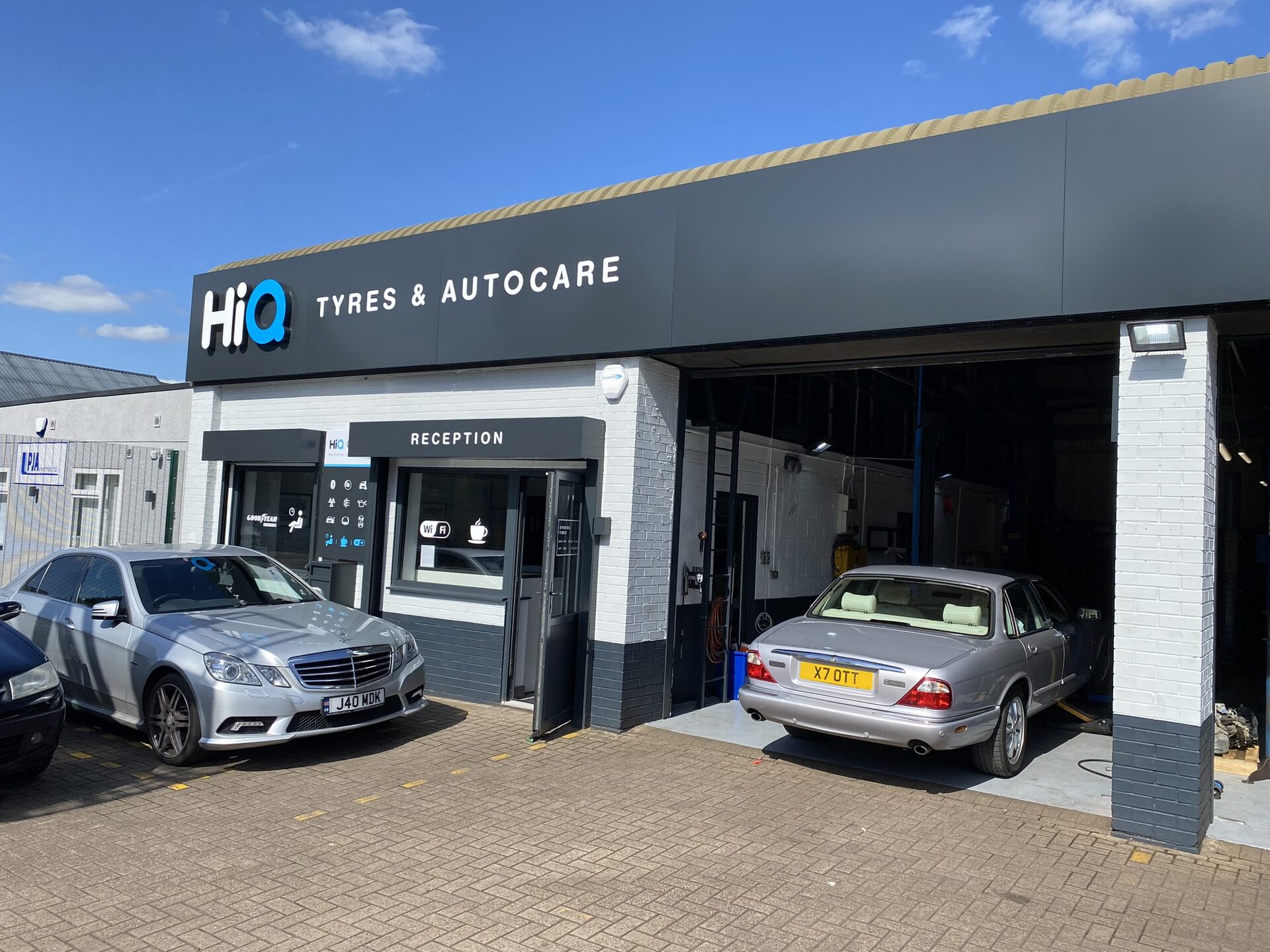 HiQ Redditch shopfront after refurbishment