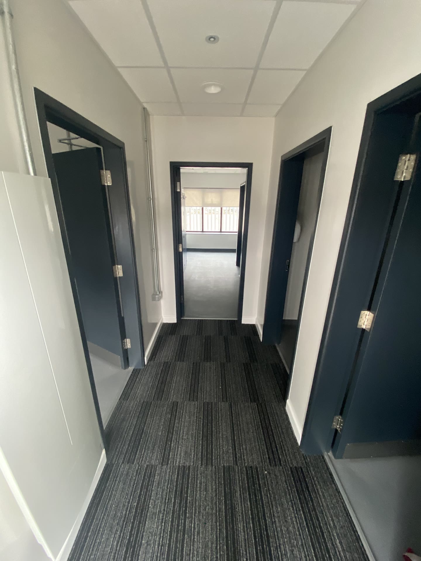 Substation corridor after refurbishment