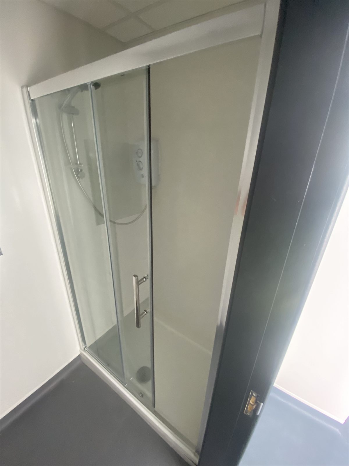 New shower enclosure fitted during the refurbishment